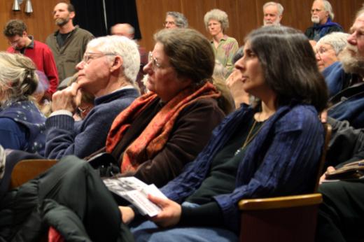 Citizens at Town Meeting in Montpelier, VT on March 5, 2011